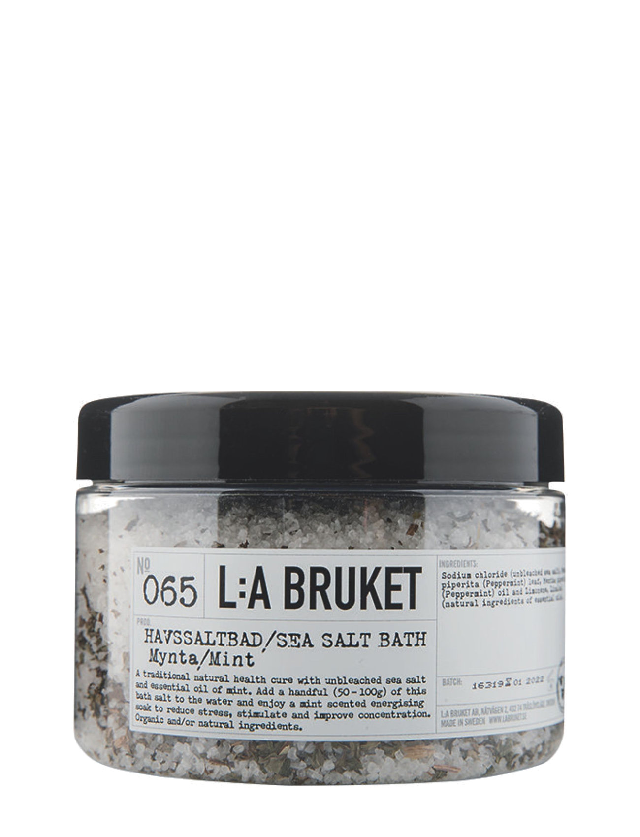 L:a Bruket 065 Sea Salt Bath Mint - - 450 g 1