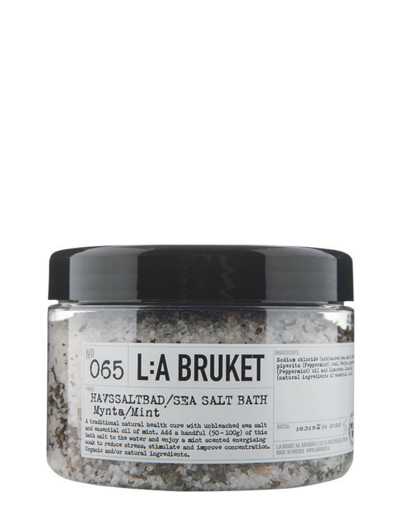 L:a Bruket 065 Sea Salt Bath Mint, Bath Products, Nude, Str: 450 g