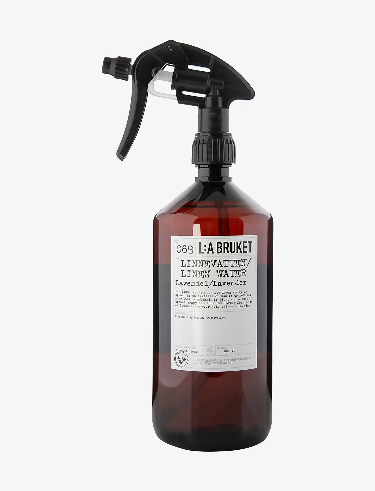 L:a Bruket - 068 Linen Water Lavender - fragrance spray - clear - 1