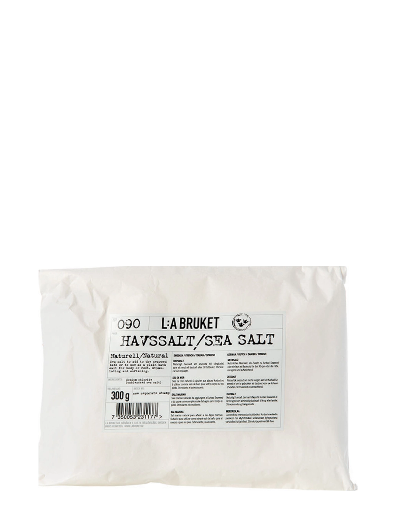 L:a Bruket 090 Sea Salt - Koorijad ja vannisoolad - CLEAR / undefined