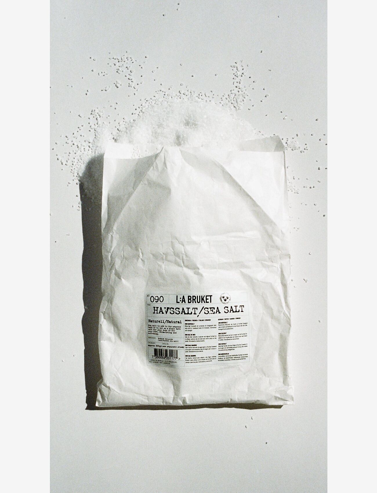 L:a Bruket - 090 Sea Salt - skrub & exfoliering - krop - clear - 1