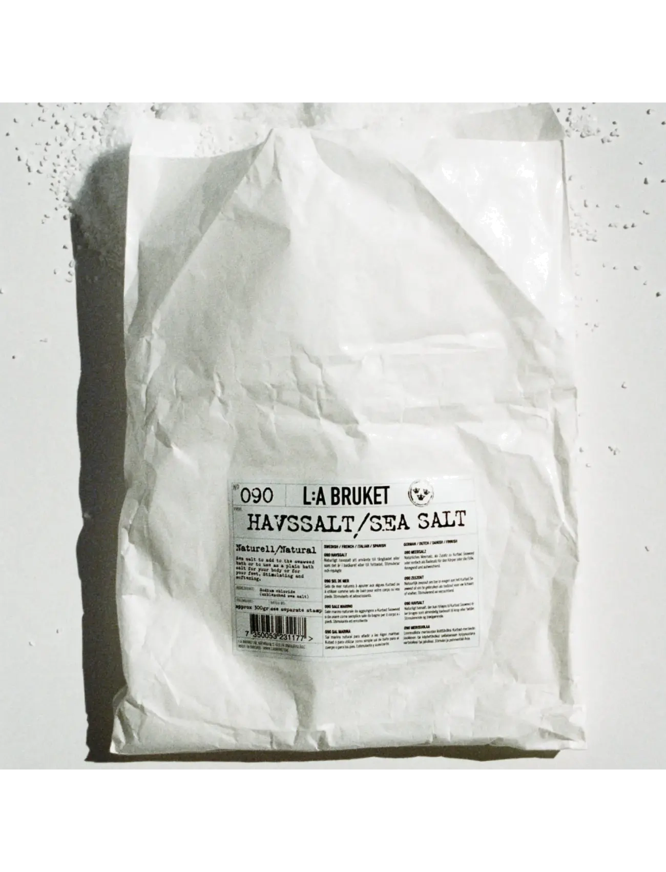 L:a Bruket - 090 Sea Salt - Šveitikliai ir eksfoliatoriai - kūnui - clear - 1