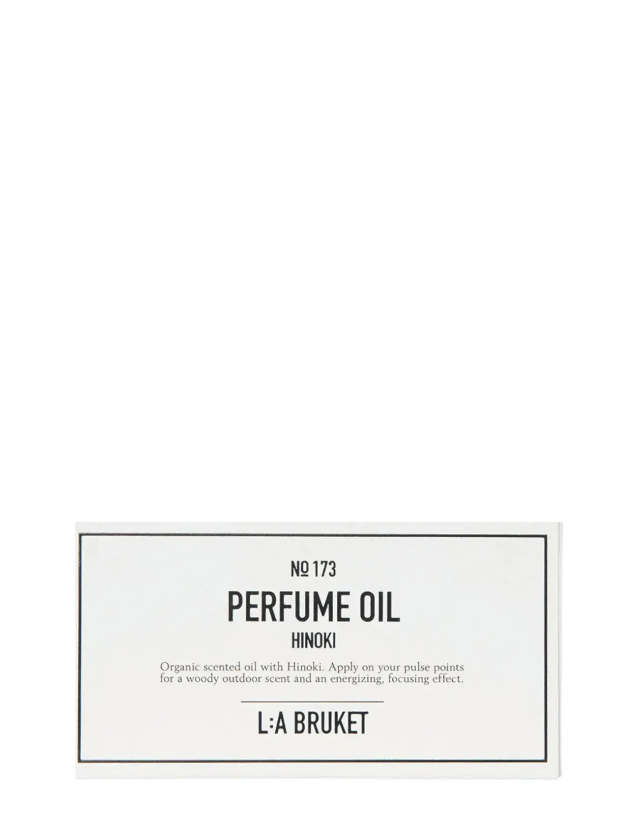 L:a Bruket - 173 Perfume Oil Hinoki - clear - 2