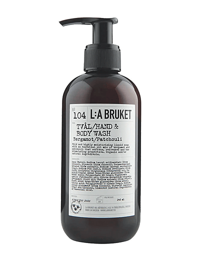 104 Hand & Body Wash Bergamot/Patchouli - Flydende SæBe