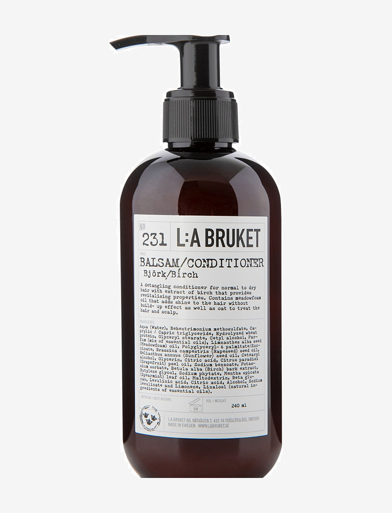 L:a Bruket - 231 Conditioner Birch - hårpleje - clear - 1