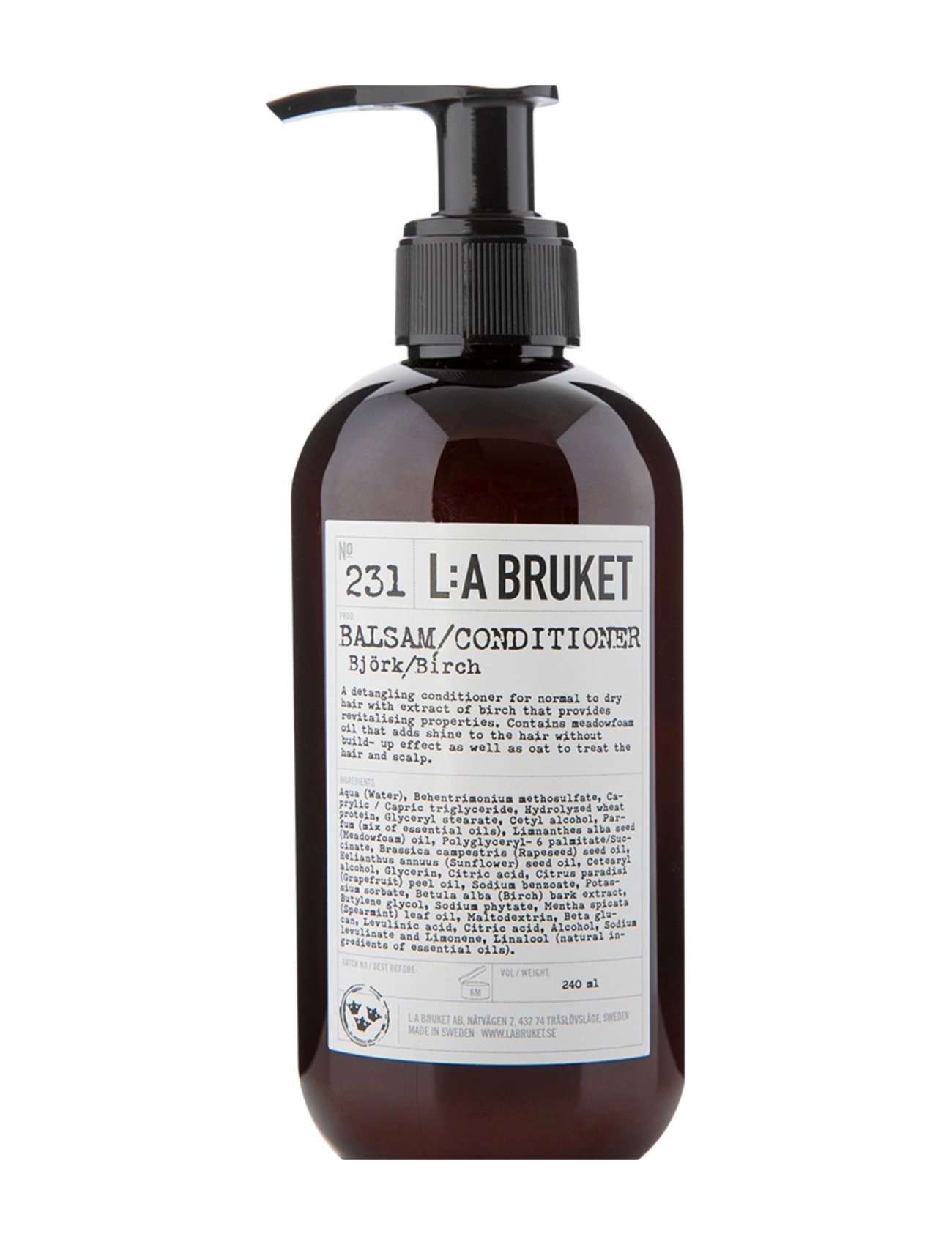 L:a Bruket 231 Conditioner Birch - Plaukams - CLEAR / undefined