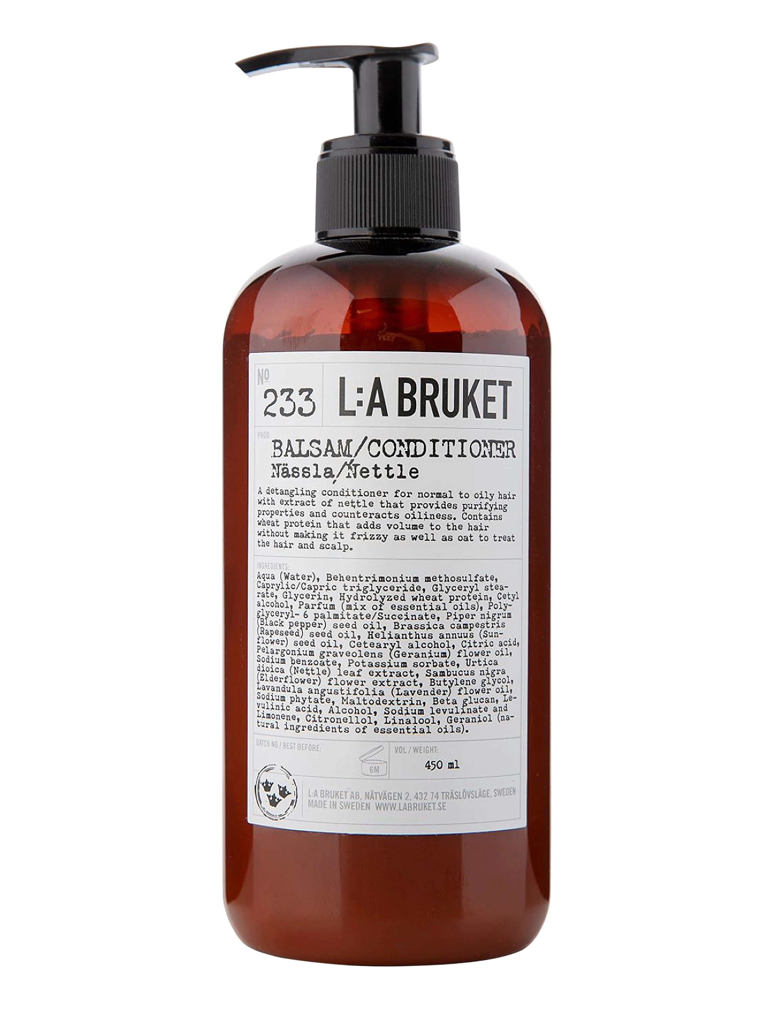 L:a Bruket 233 Conditioner Nettle, Balsam, Nude, Str: 450 ml