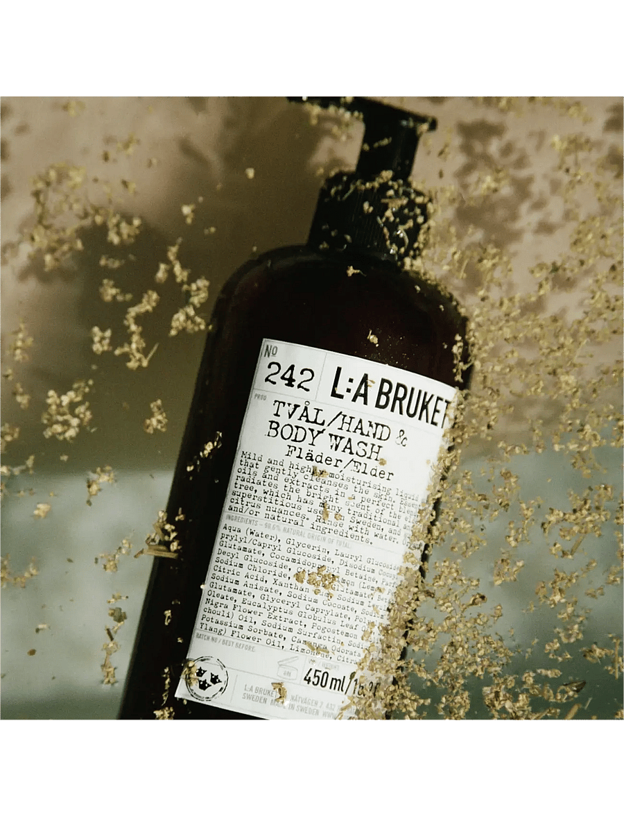 L:a Bruket - 242 Hand & Body Wash Elderflower - shower gel & bruseolier - clear - 2