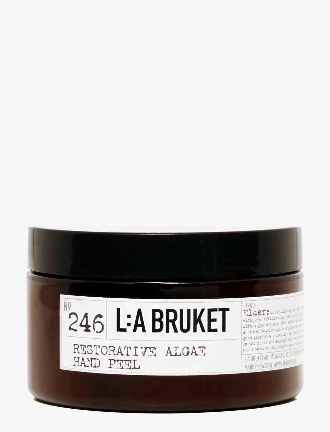 L:a Bruket 246 Restorative Algae Hand Peeling - Handkräm - CLEAR / undefined