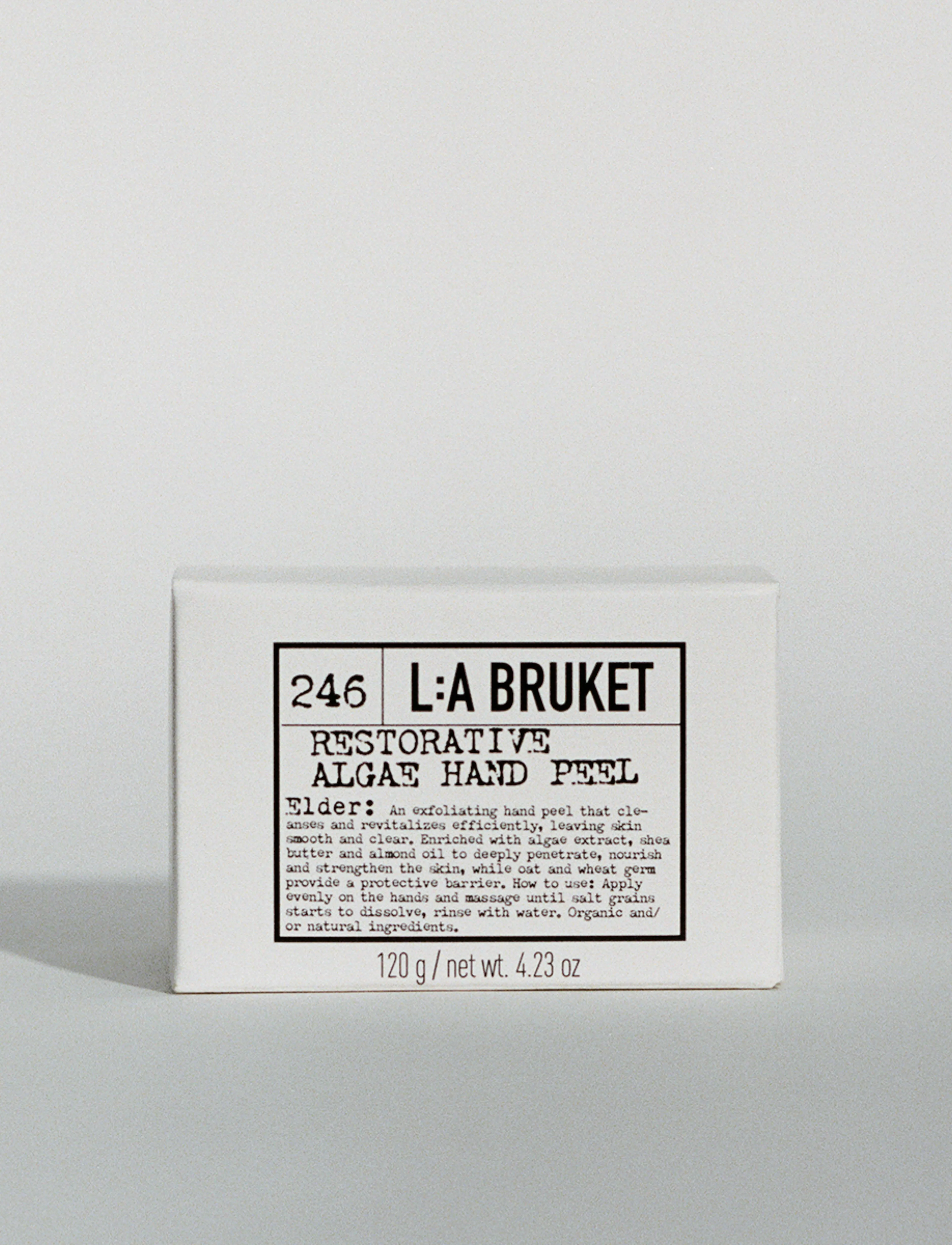 L:a Bruket - 246 Restorative Algae Hand Peeling - handkräm - clear - 4