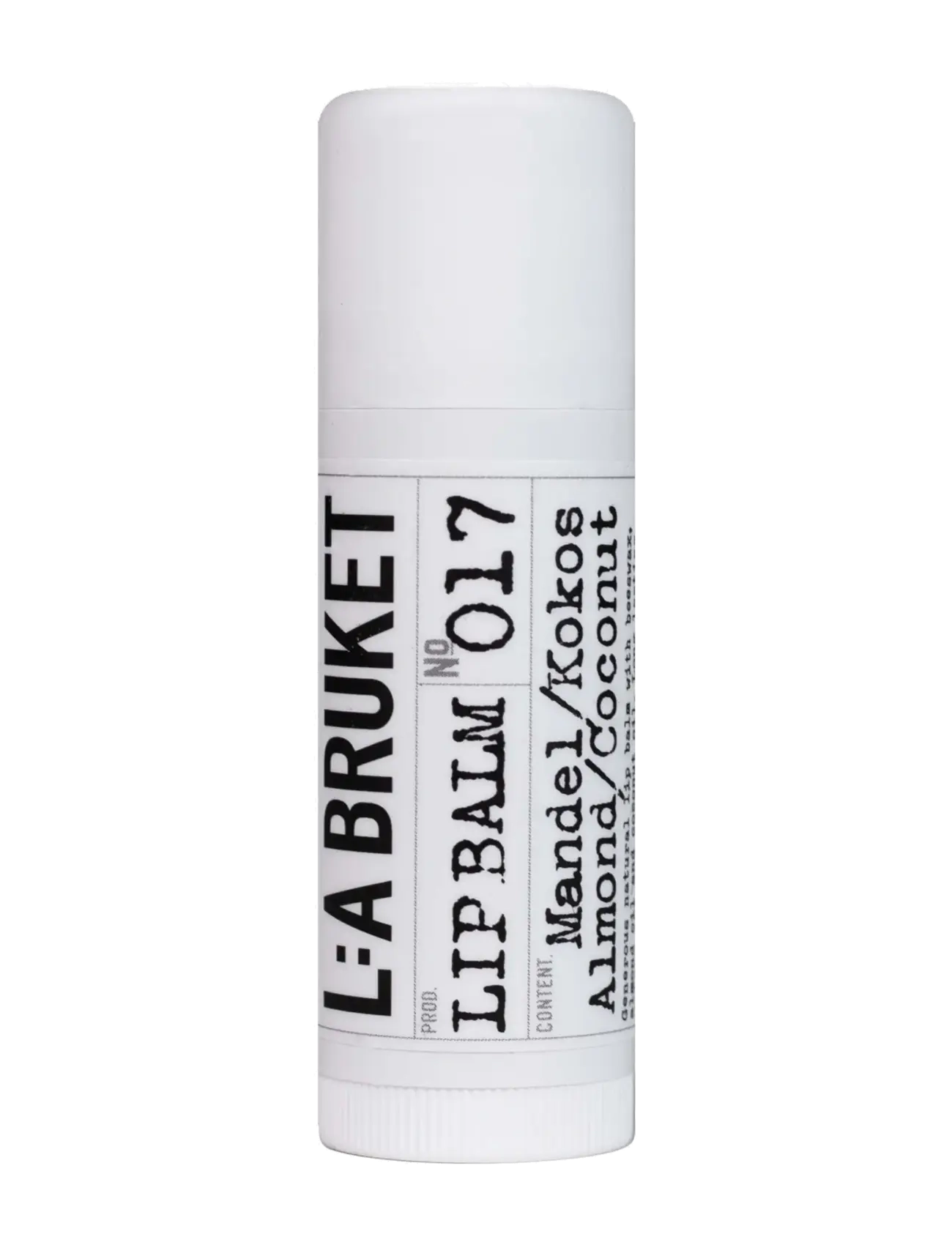 L:a Bruket 017 Lip Balm Almond/Coconut - Last chance - CLEAR / undefined
