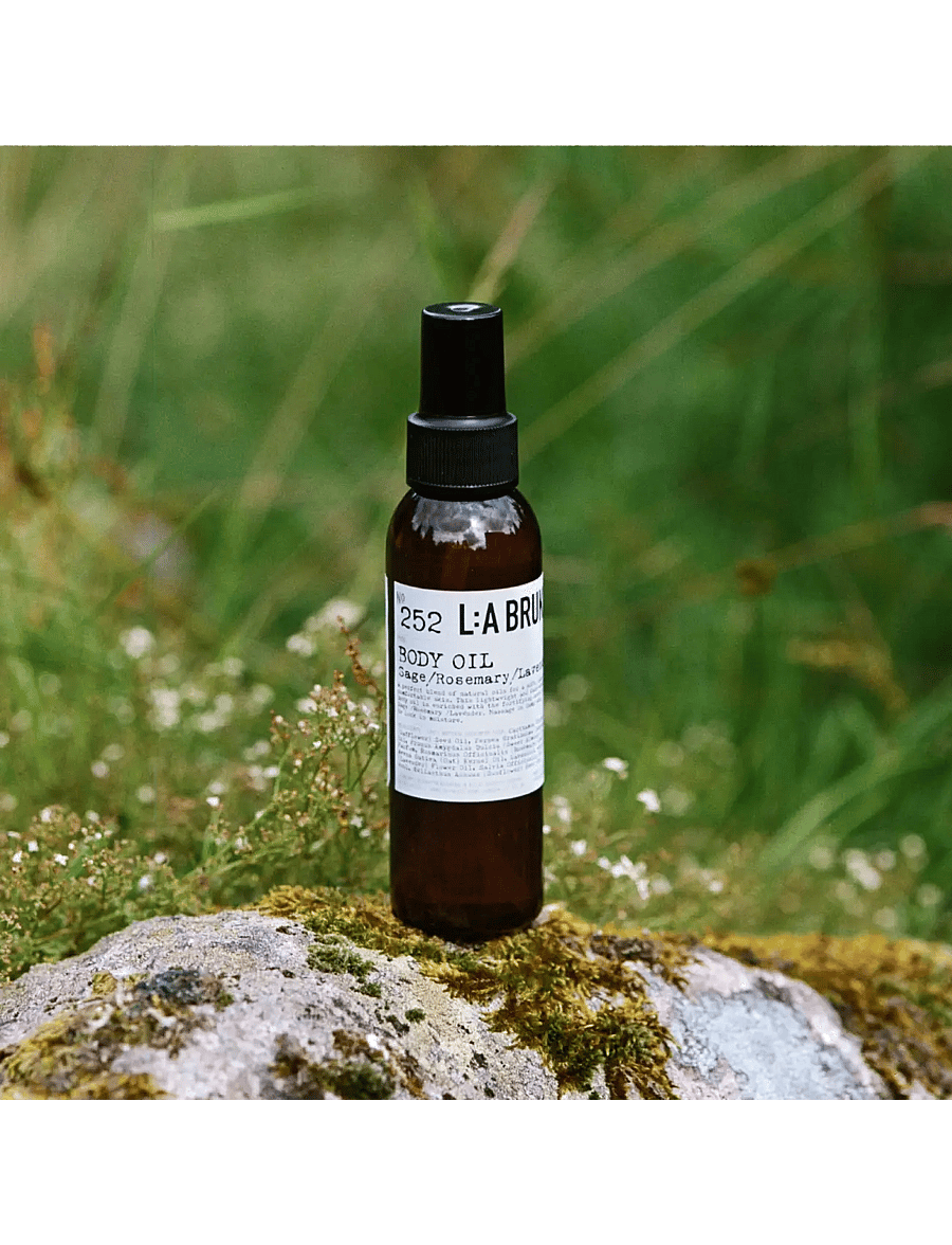 L:a Bruket - 252 Curative Body Oil Sage/Rosemary/Lavender - kroppsolja - clear - 1