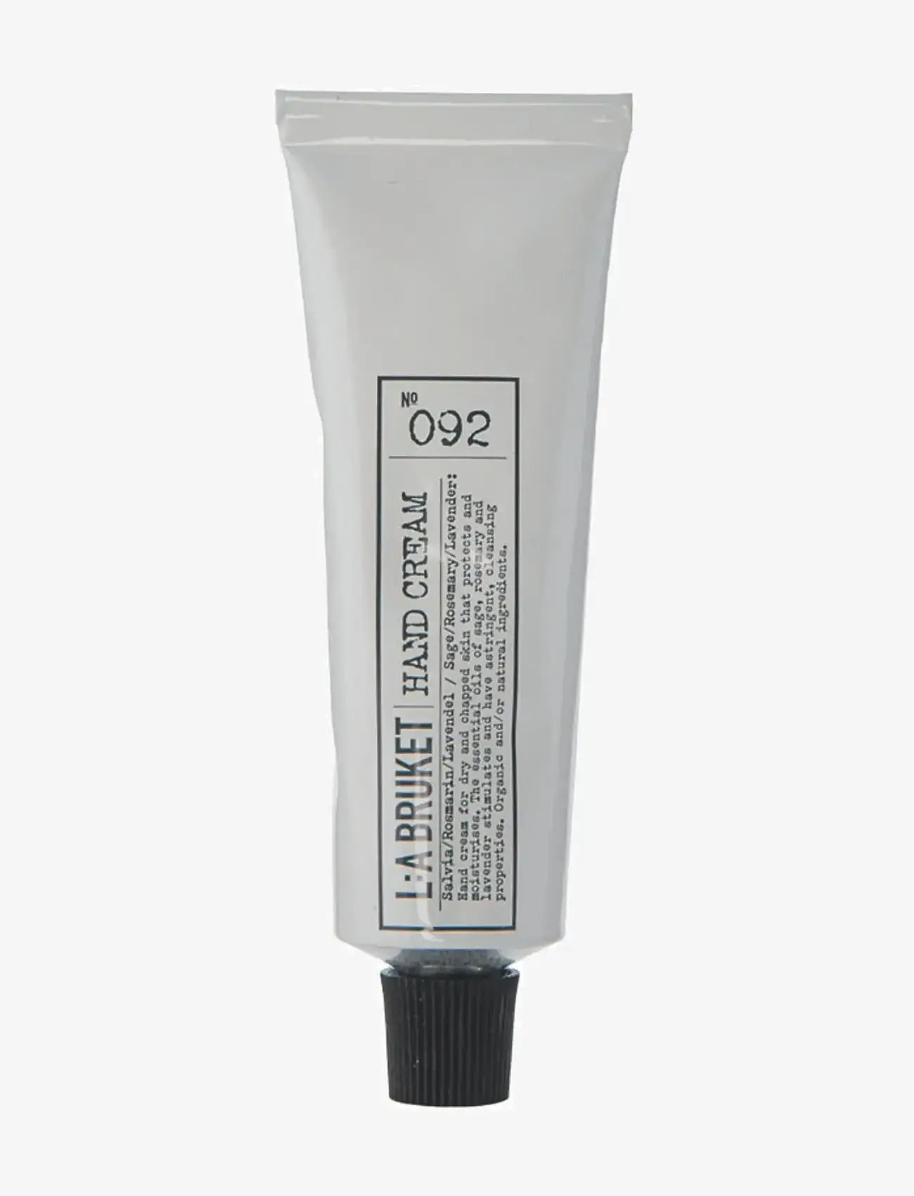 L:a Bruket - 092 Hand Cream Sage/Rosemary/Lavender - håndkrem - clear - 0
