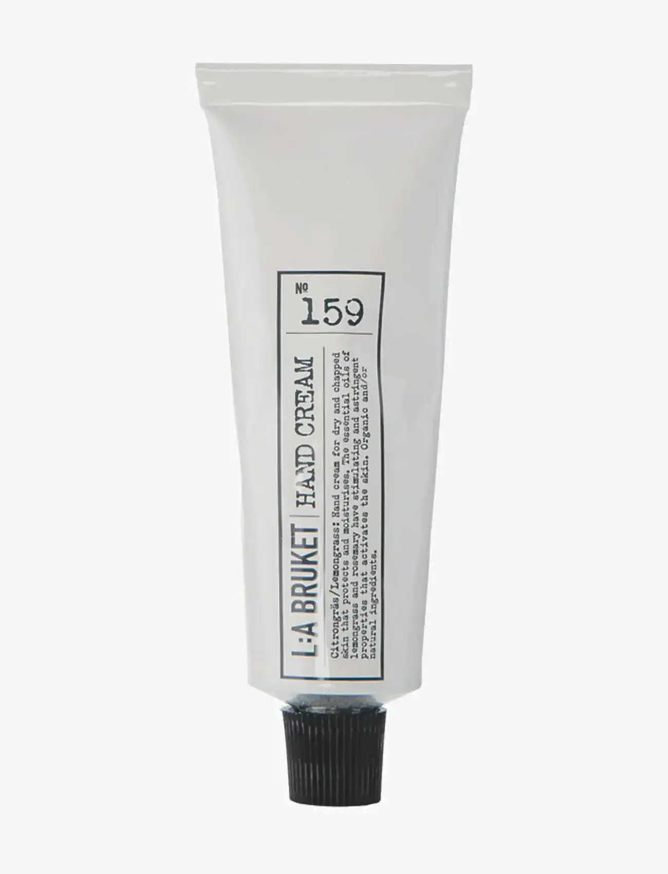 L:a Bruket - 159 Hand Cream Lemongrass - rankų kremai - clear - 0