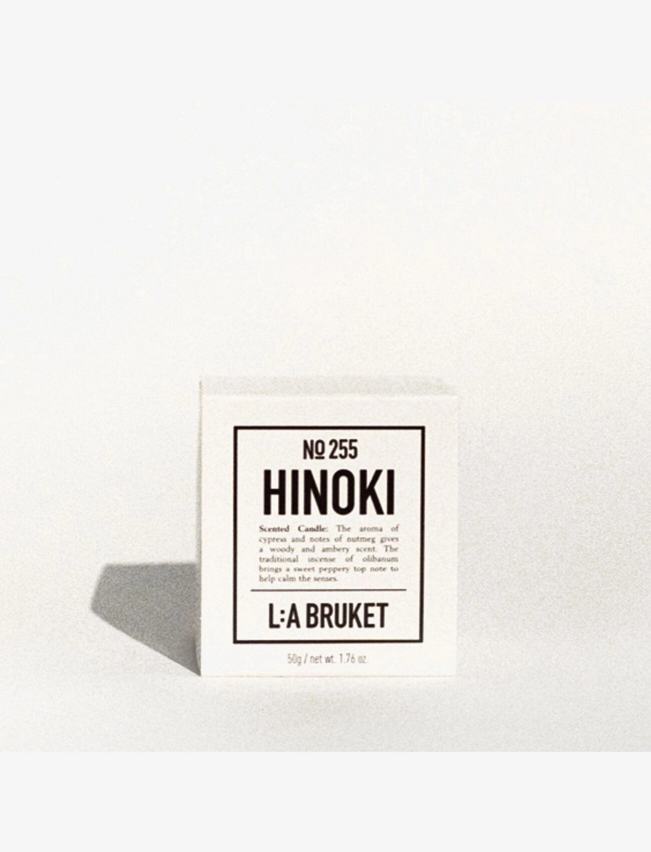 L:a Bruket - 255 Scented Candle Hinoki - clear - 1