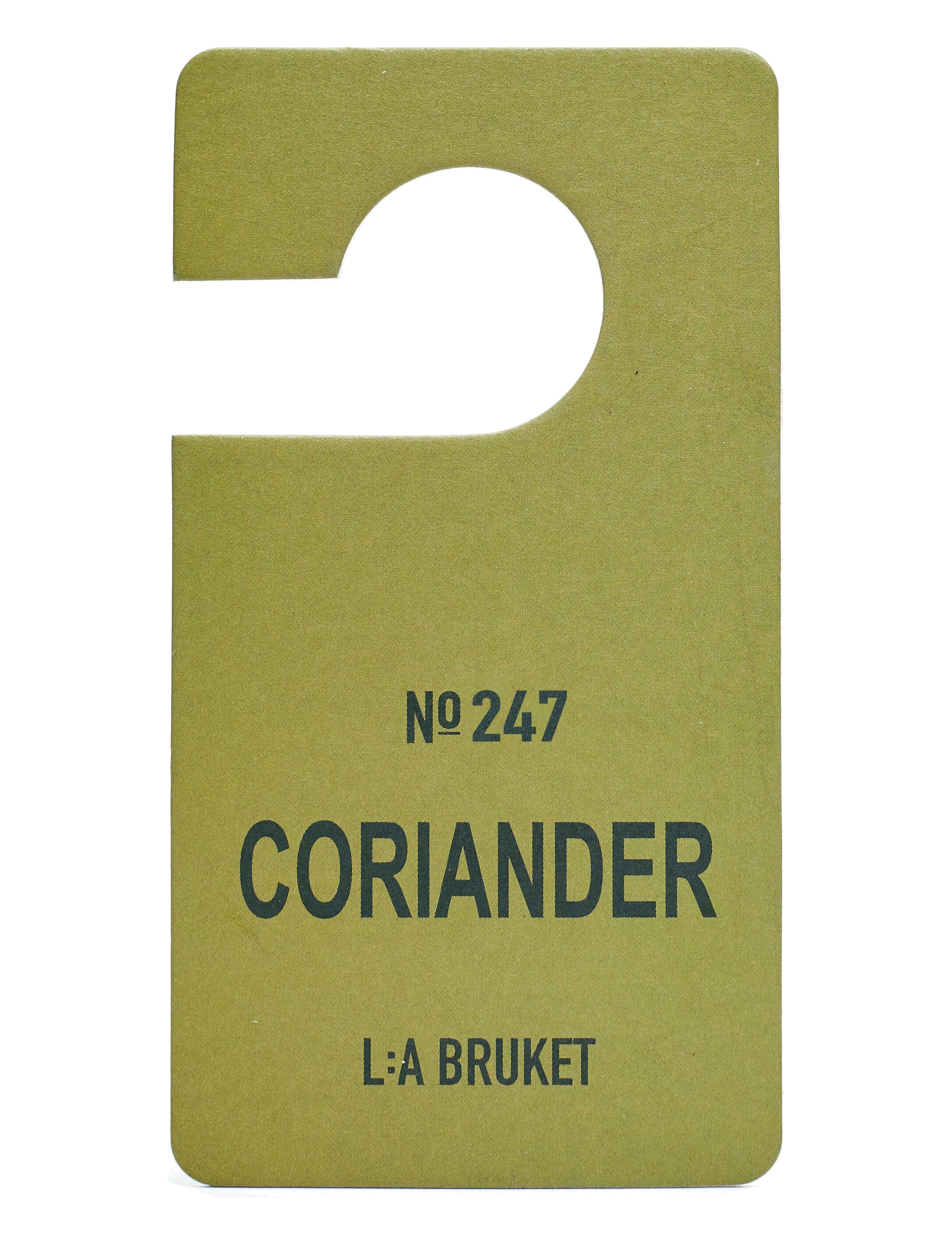 L:a Bruket 247 Fragrance Tag Coriander - Alla 20 € - CLEAR / undefined