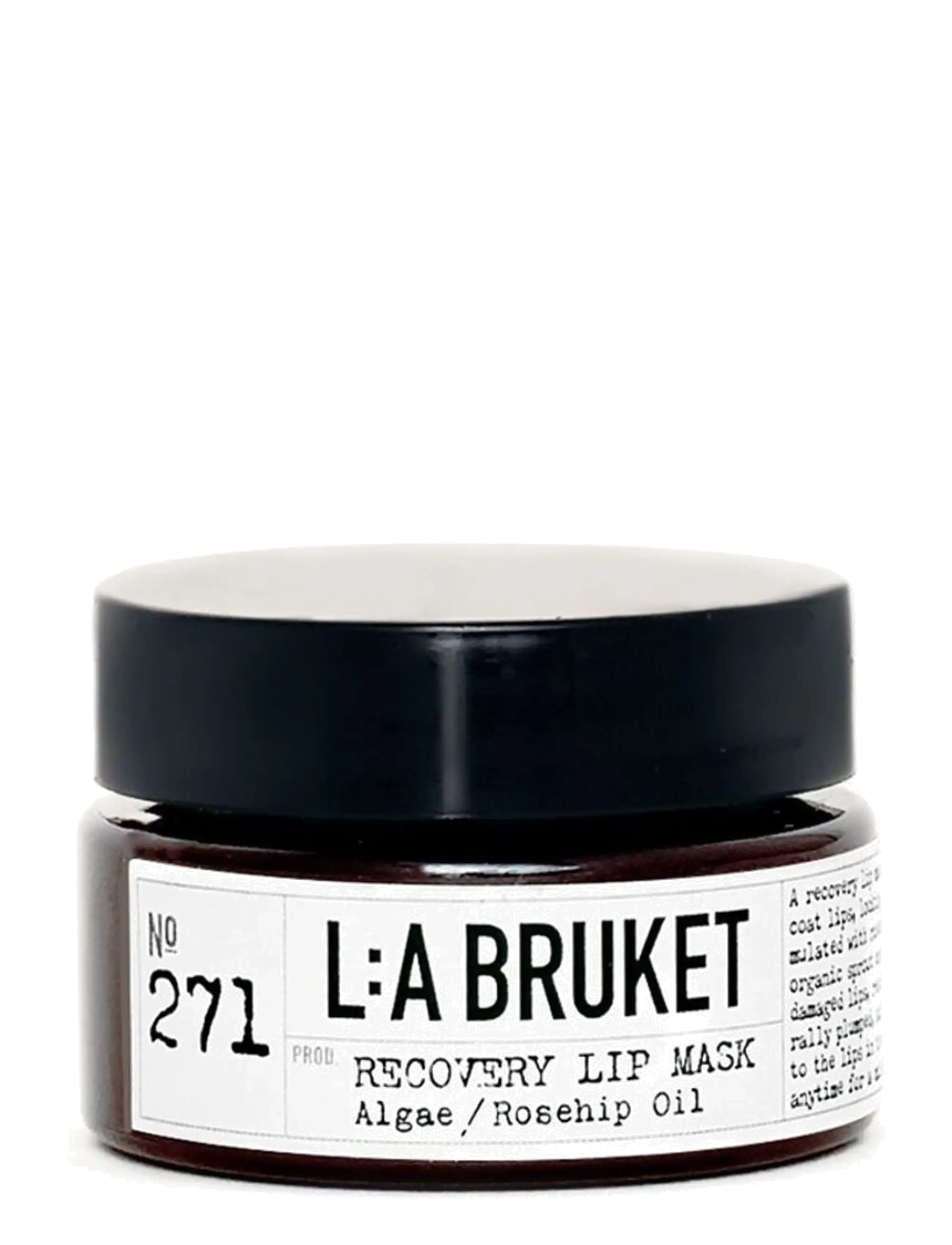 L:a Bruket 271 Recovery Lip Mask, 15 ml, Nude, Ansigt > Læbepleje, Dame