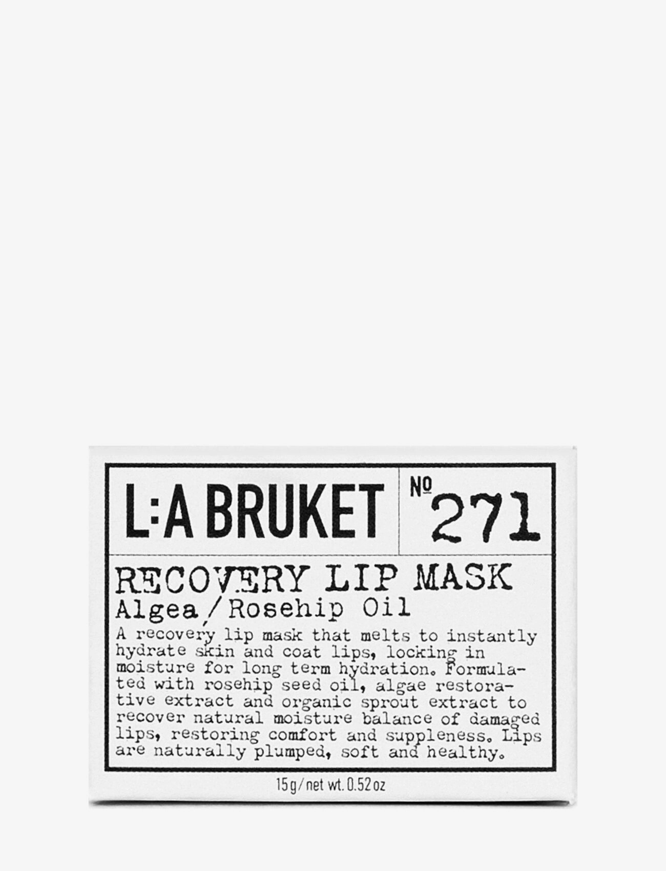 L:a Bruket 271 Recovery Lip Mask läppvård dam – bild 3