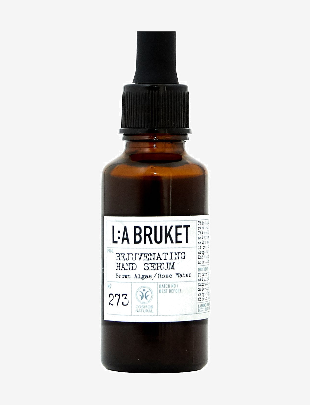 L:a Bruket - 273 Rejuvenating Hand Serum 30ml - håndpleje - clear - 0