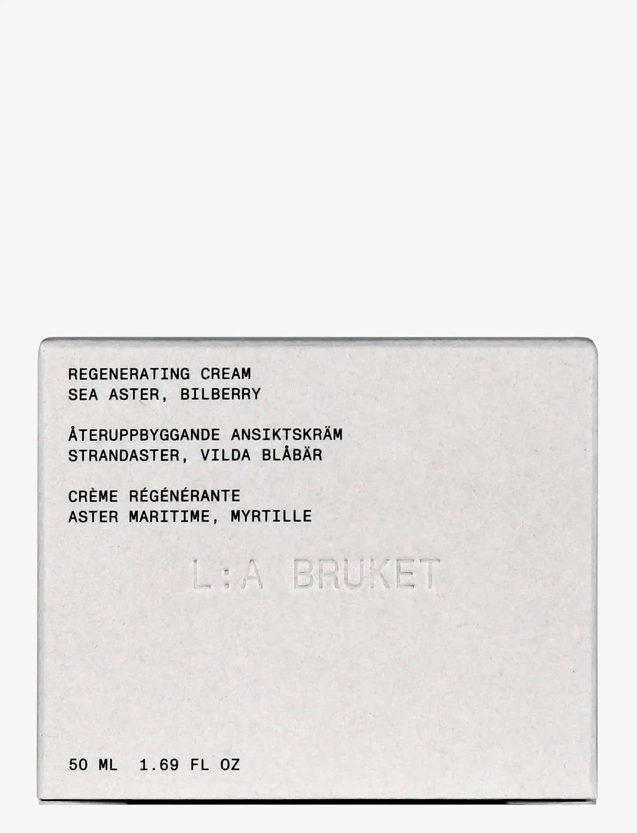 L:a Bruket - 282 Regenerating Cream - dagkräm - clear - 1