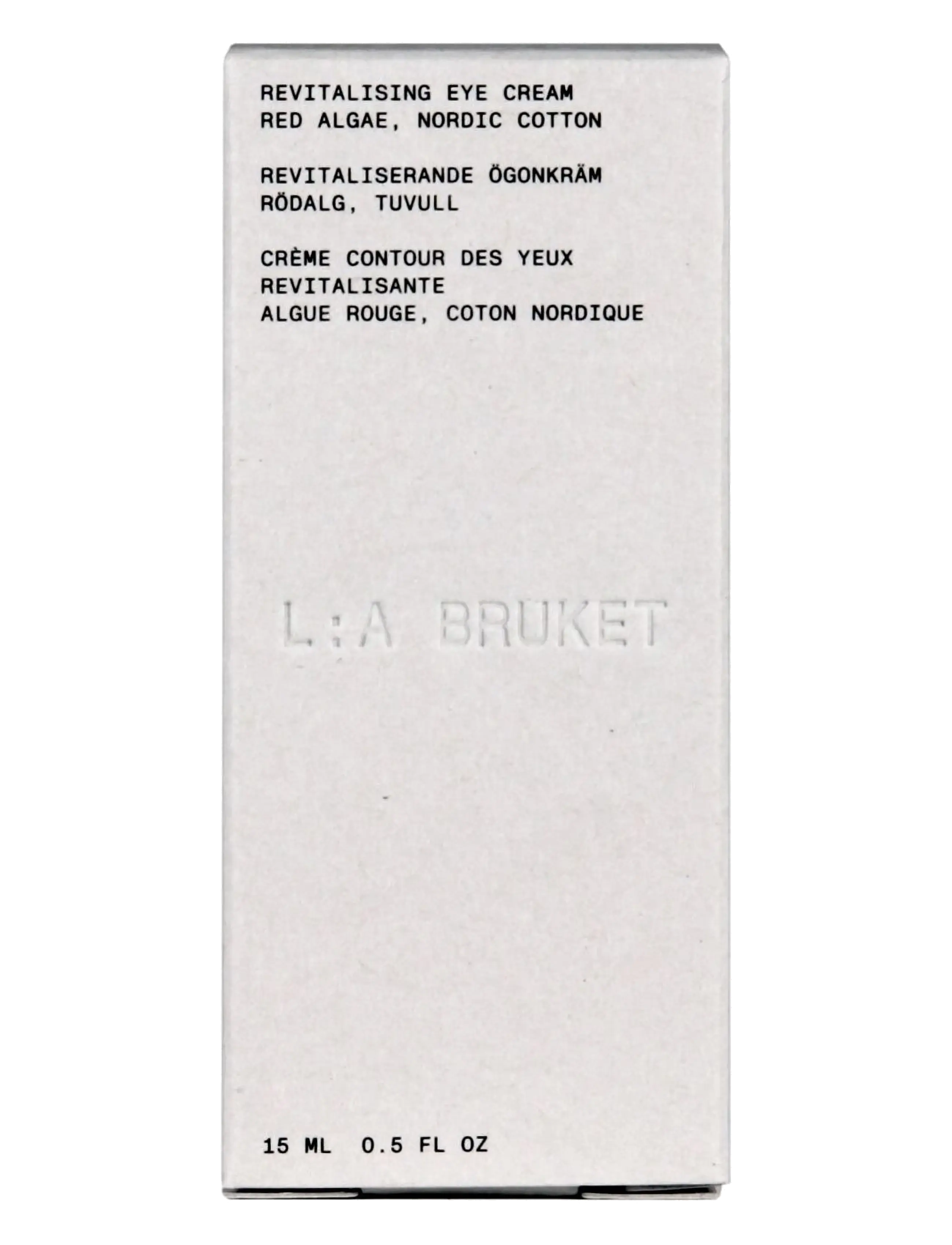 L:a Bruket - 280 Revitalizing Eye Cream - paakių priežiūra - clear - 1