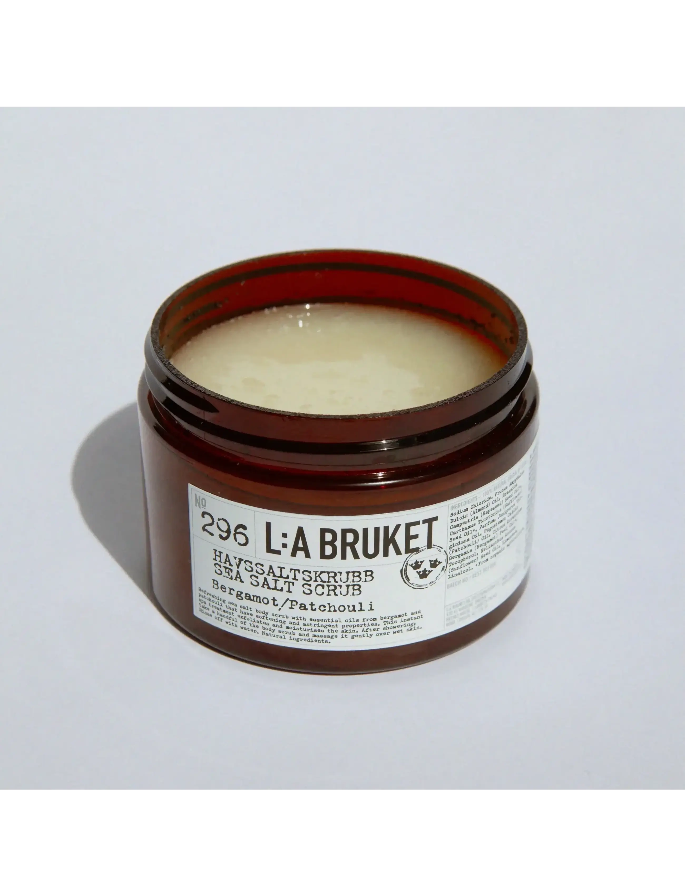 L:a Bruket 296 Sea Salt Scrub Bergamot/Patchouli skrubb dam – bild 2