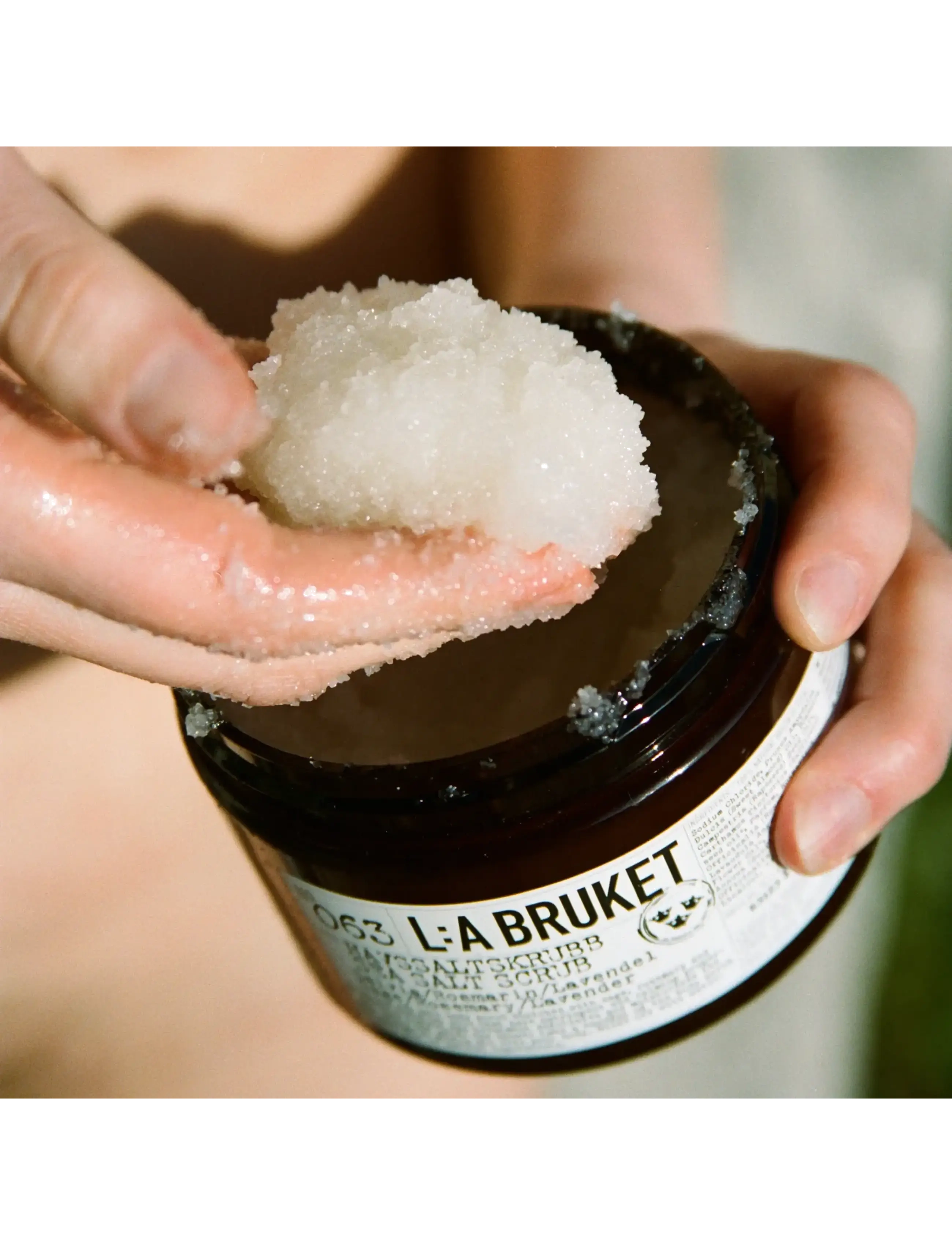 L:a Bruket 296 Sea Salt Scrub Bergamot/Patchouli skrubb dam – bild 4