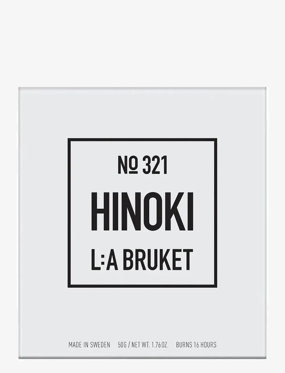L:a Bruket - 255 Candle Hinoki Small - mellem 200-500 kr - clear - 2
