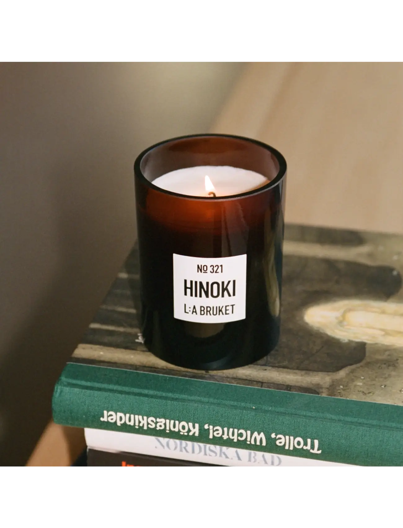 L:a Bruket - 255 Candle Hinoki - above 500kr - clear - 2