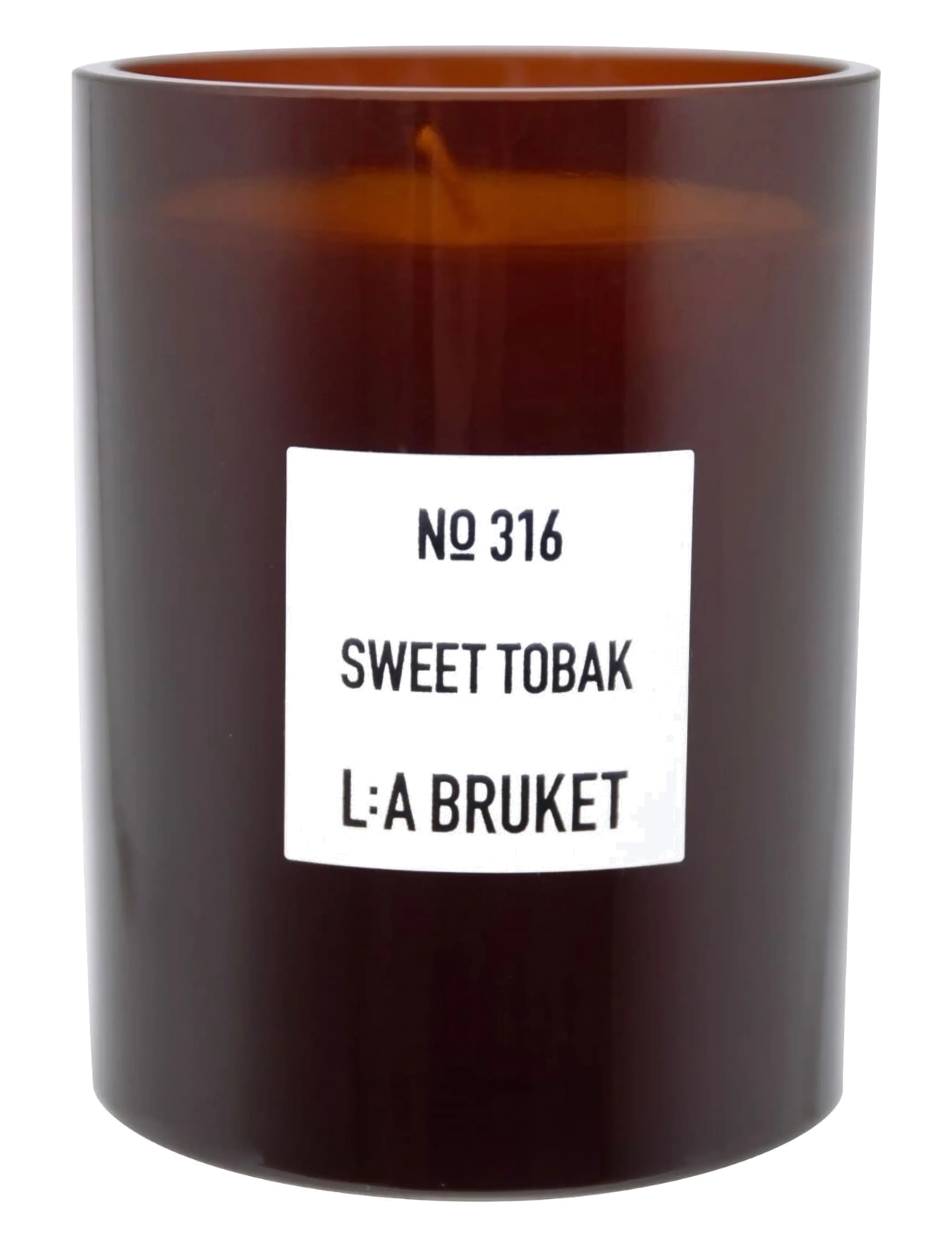 L:a Bruket 153 Candle Tabac, Scented Candles, Nude, Str: 1 PCS