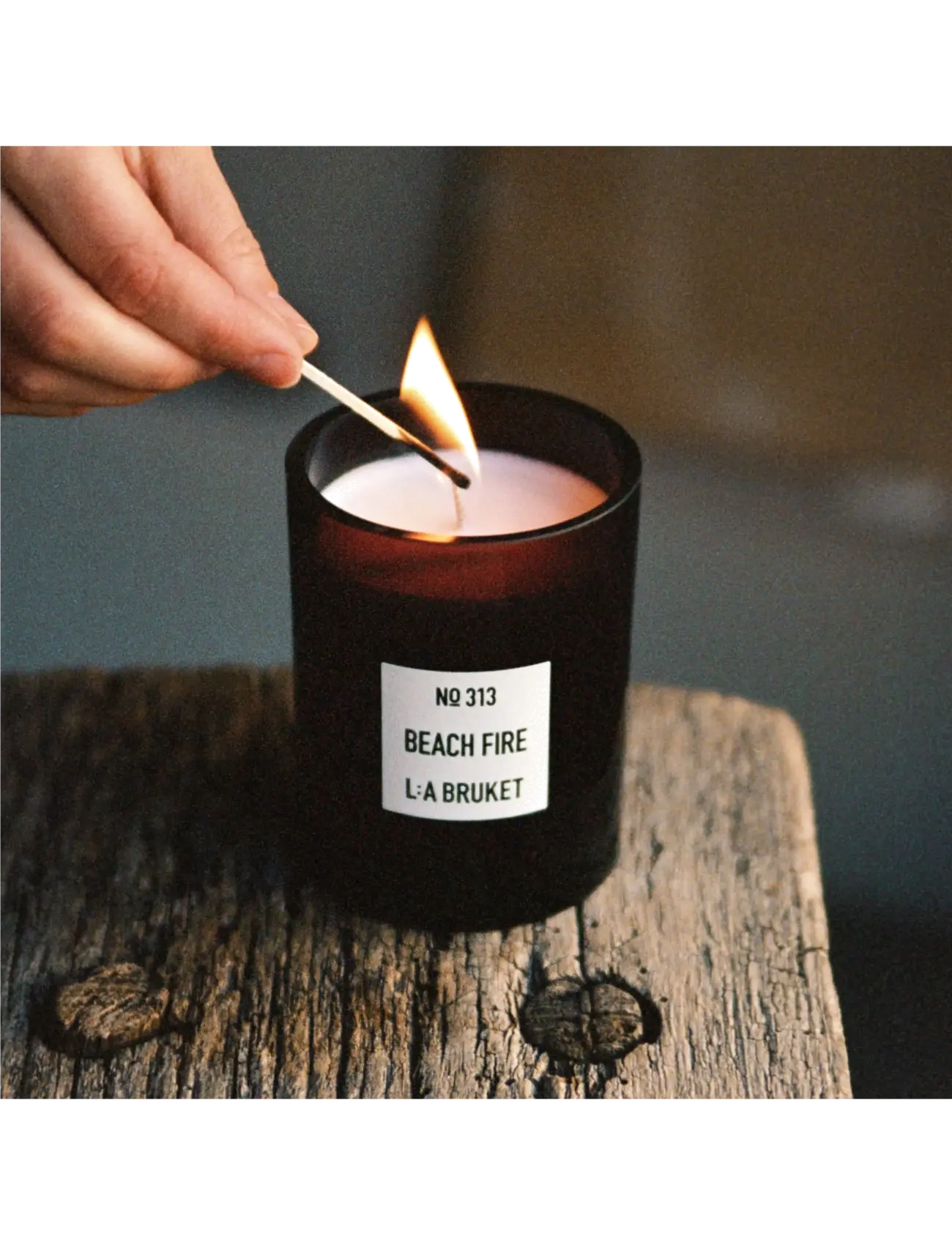 L:a Bruket - 149 Candle Black Oak - clear - 3