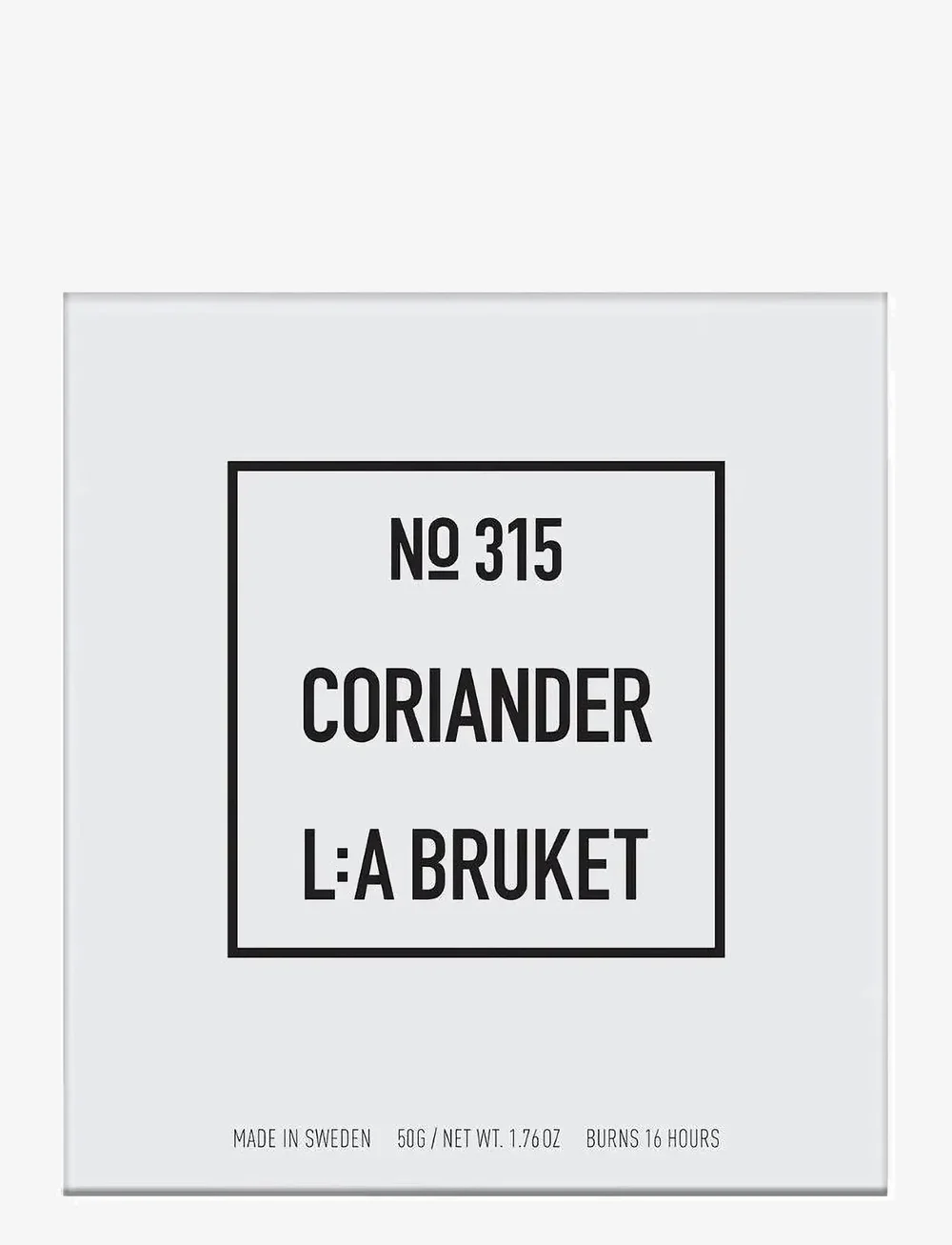 L:a Bruket - 152 Candle Coriander Small - mellan 200-500 kr - clear - 1