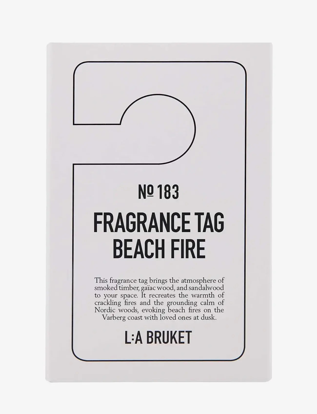 L:a Bruket - 183 Fragrance Tag Black Oak - dufte til hjemmet - clear - 1