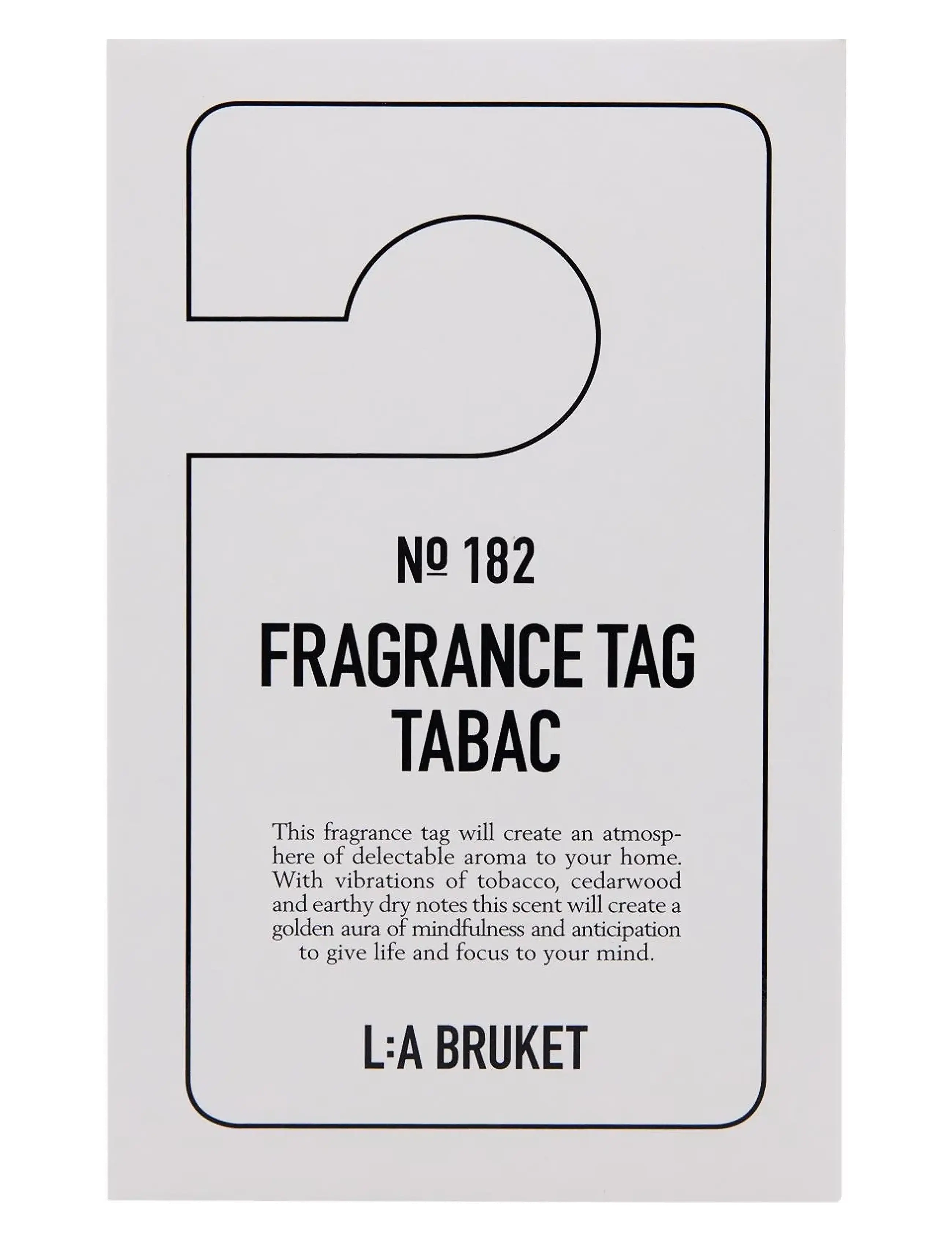 L:a Bruket - 182 Fragrance Tag Tabac - mažiau nei 20 € - clear - 1