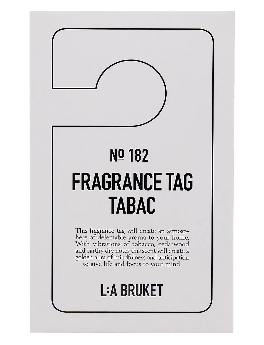 L:a Bruket - 182 Fragrance Tag Tabac - alla 20 € - clear - 1
