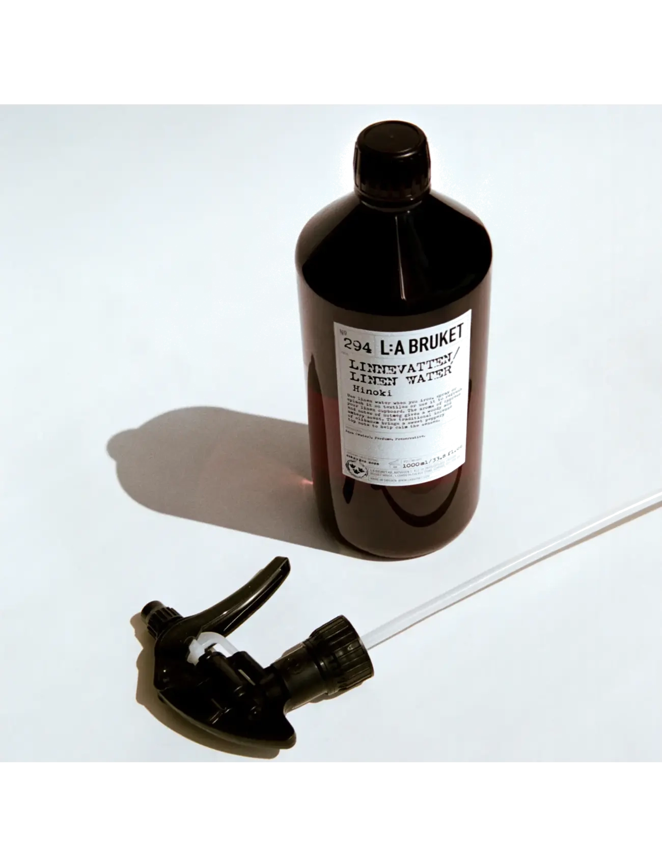 L:a Bruket - 084 Linen Water Spray Top - rengøringsprodukter - clear - 1