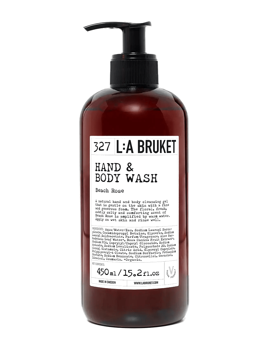 L:a Bruket - Hand & Body Wash 327 Beach Rose 450.00 ML - duschgel & duscholjor - clear - 0