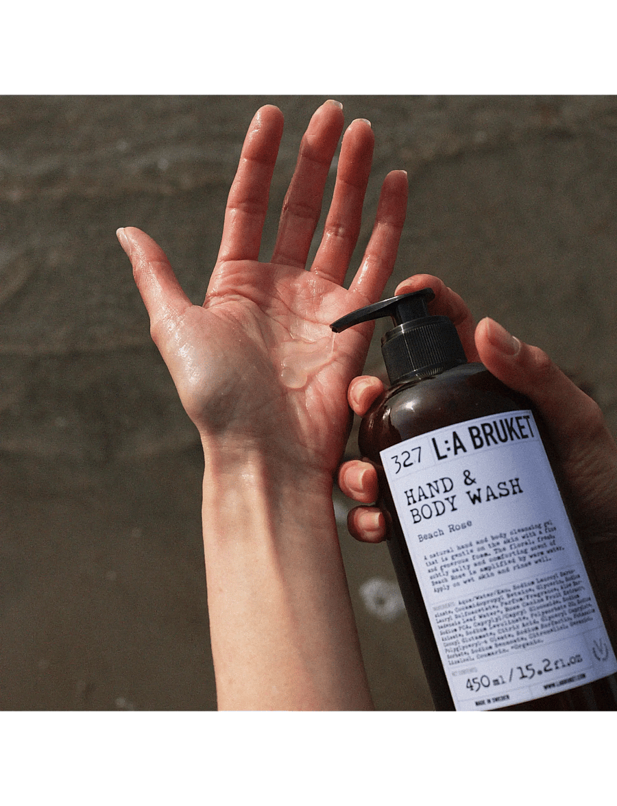 L:a Bruket - Hand & Body Wash 327 Beach Rose 450.00 ML - duschgel & duscholjor - clear - 1