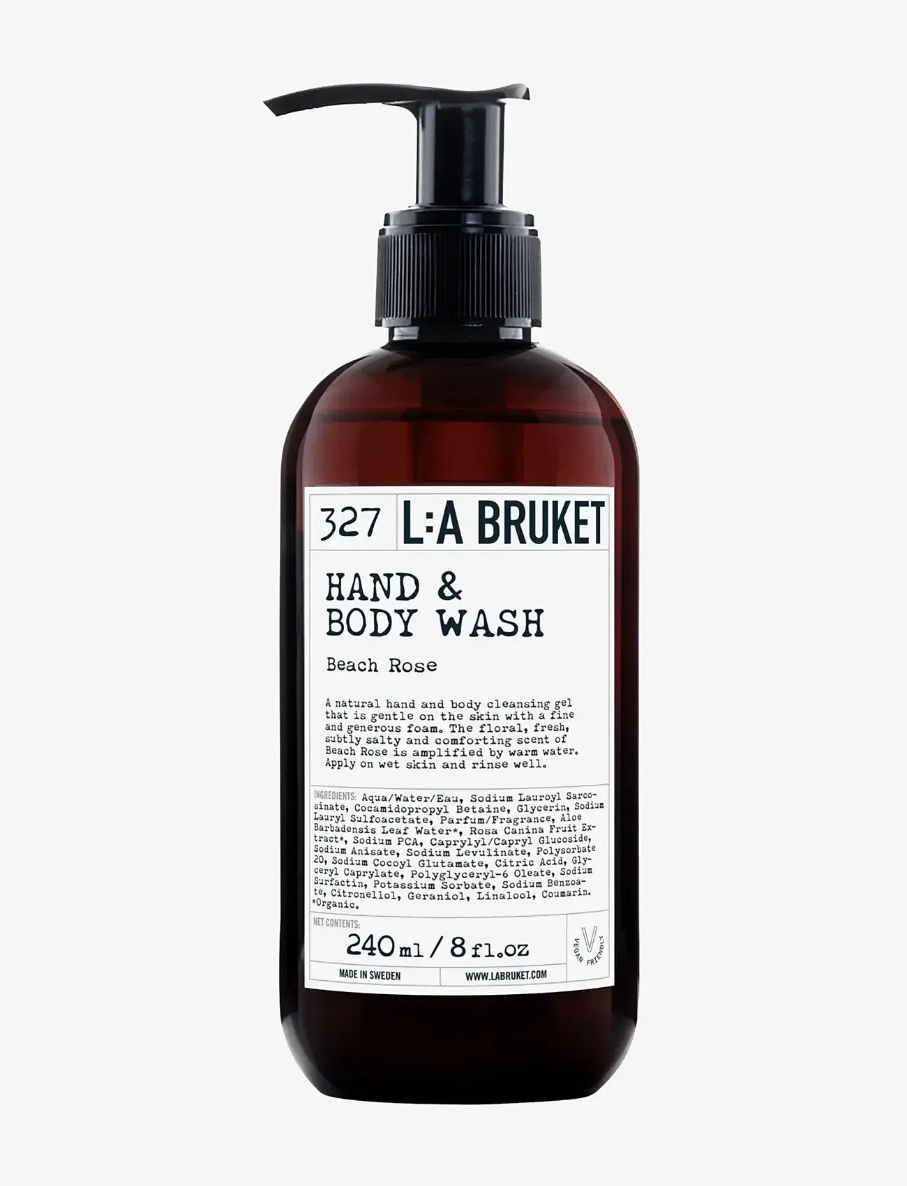 L:a Bruket - Hand & Body Wash 327 Beach Rose 240.00 ML - clear - 0