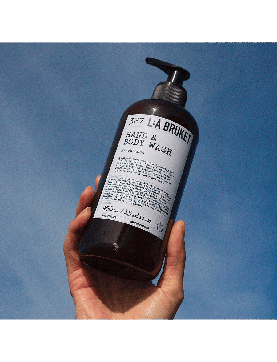 L:a Bruket - Hand & Body Wash 327 Beach Rose 240.00 ML - duschgel & duscholjor - clear - 3