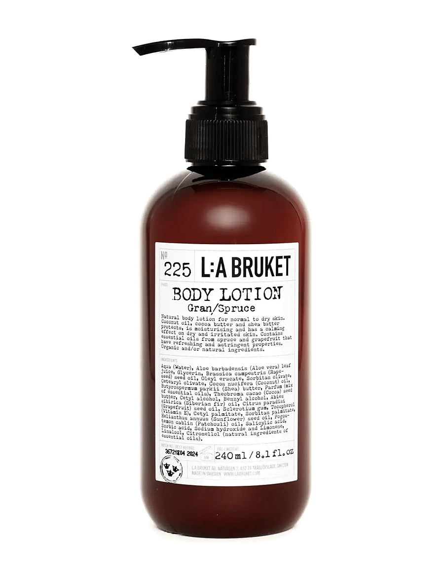 L:a Bruket - 225 Body Lotion Spruce - lotion & creme - clear spruce - 0