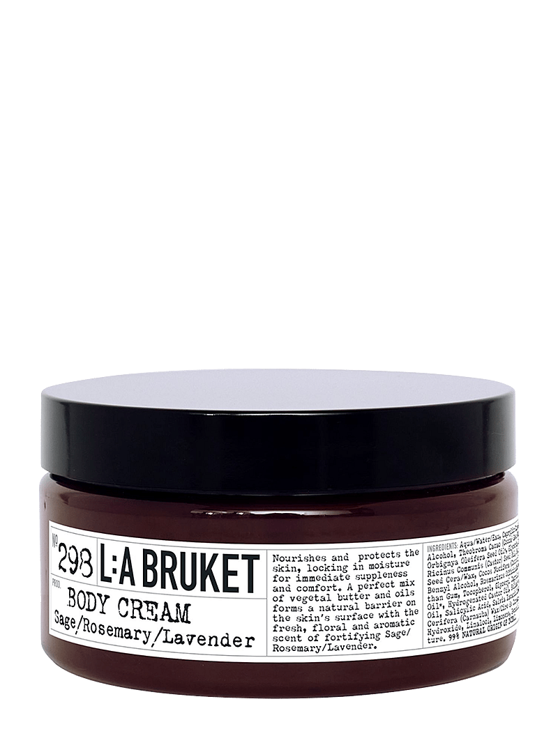 L:a Bruket - Body Cream 298 Sage/Rosemary/Lavender 200.00 GR - kreemid - clear - 0