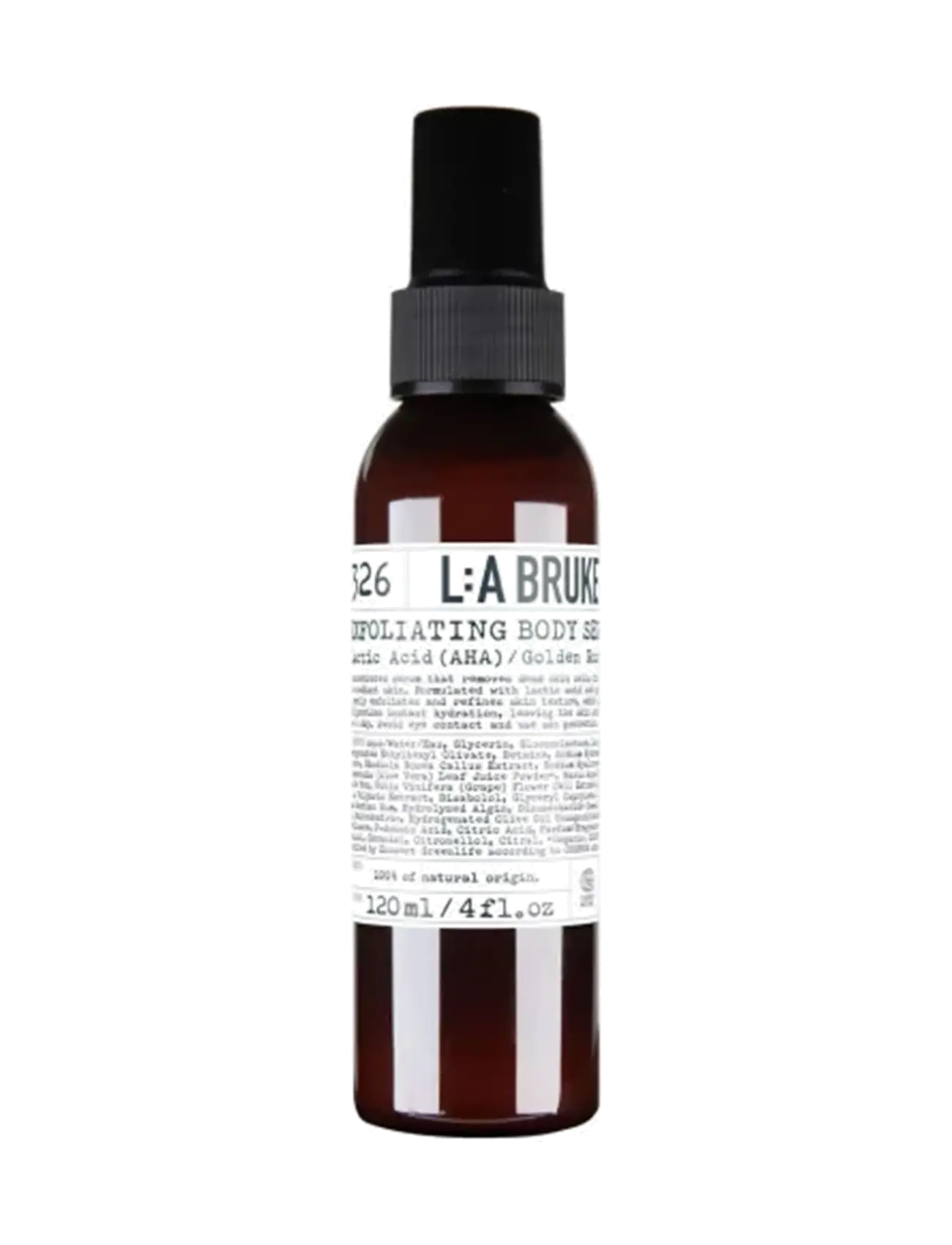 L:a Bruket Exfoliating 326 Body Serum 120.00 ML - Beauty för Män - LAB 326 EXF BODY SERUM 120 ML / clear