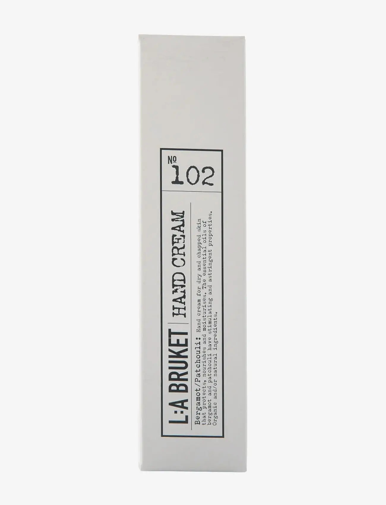 L:a Bruket - 102 Hand Cream Bergamot/Patchouli - handkräm - clear bergamot/patchouli - 1