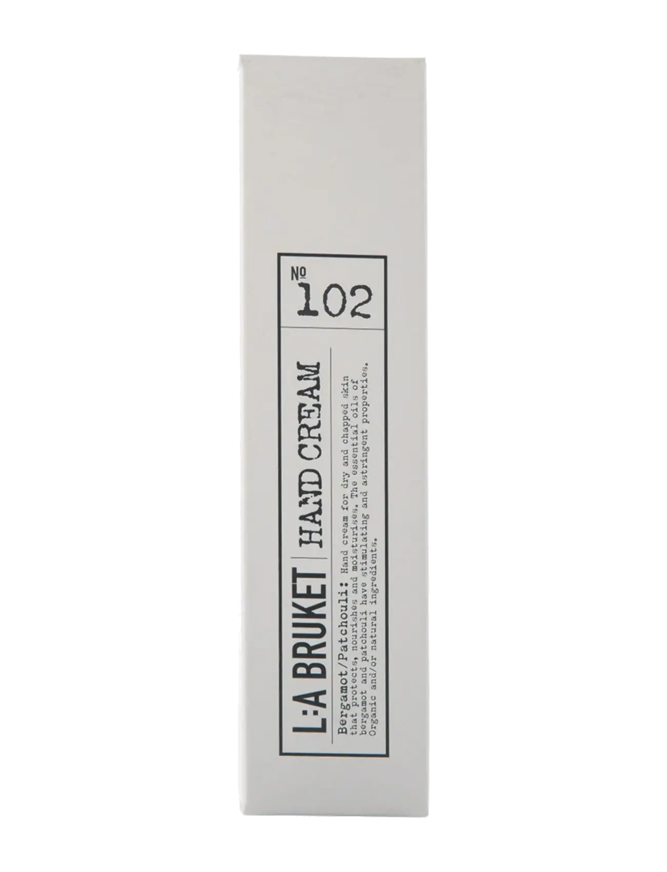 L:a Bruket - 102 Hand Cream Bergamot/Patchouli - håndcremer - clear bergamot/patchouli - 1
