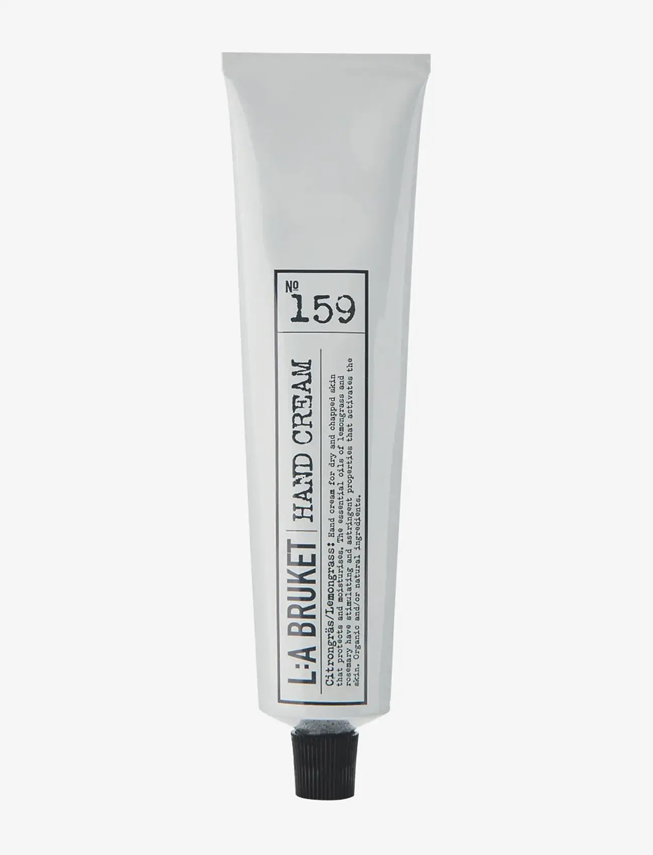 L:a Bruket - 159 Hand Cream Lemongrass - kätekreemid - clear lemongrass - 0