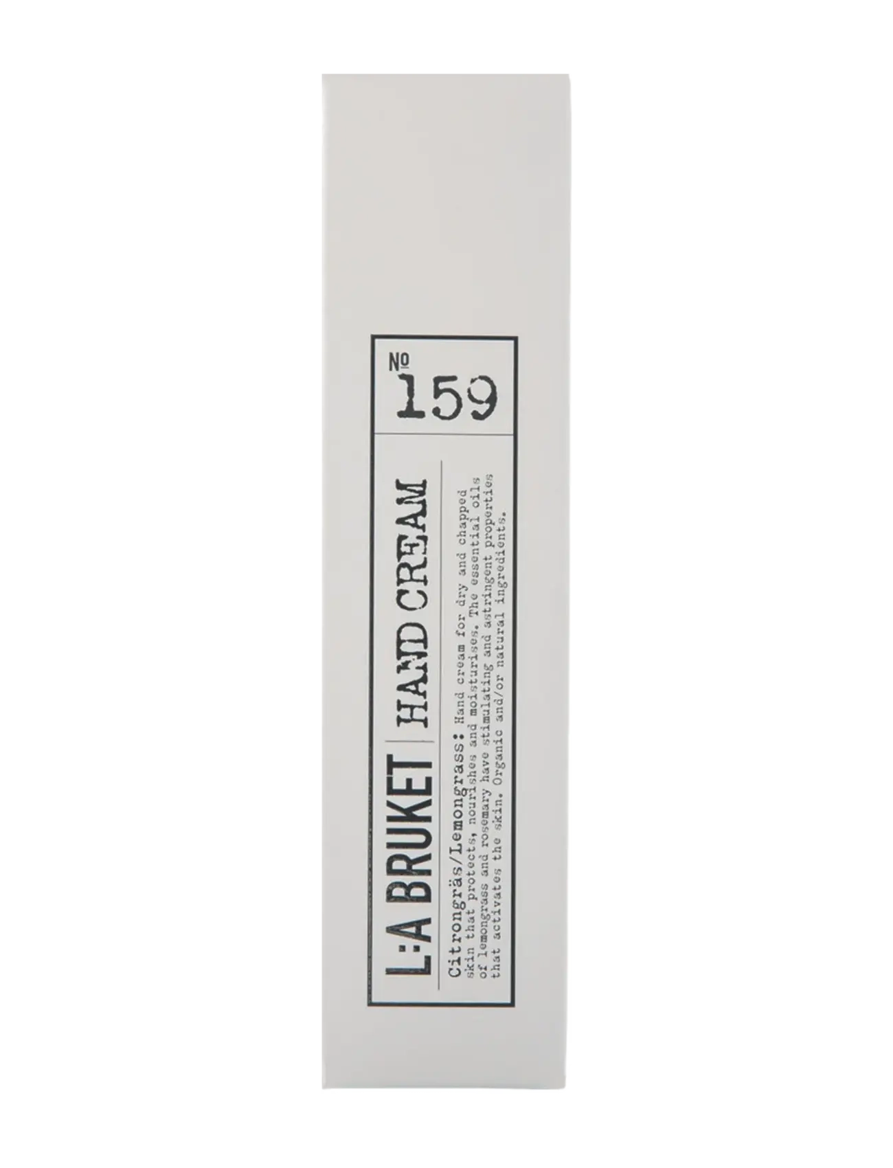 L:a Bruket - 159 Hand Cream Lemongrass - kätekreemid - clear lemongrass - 1