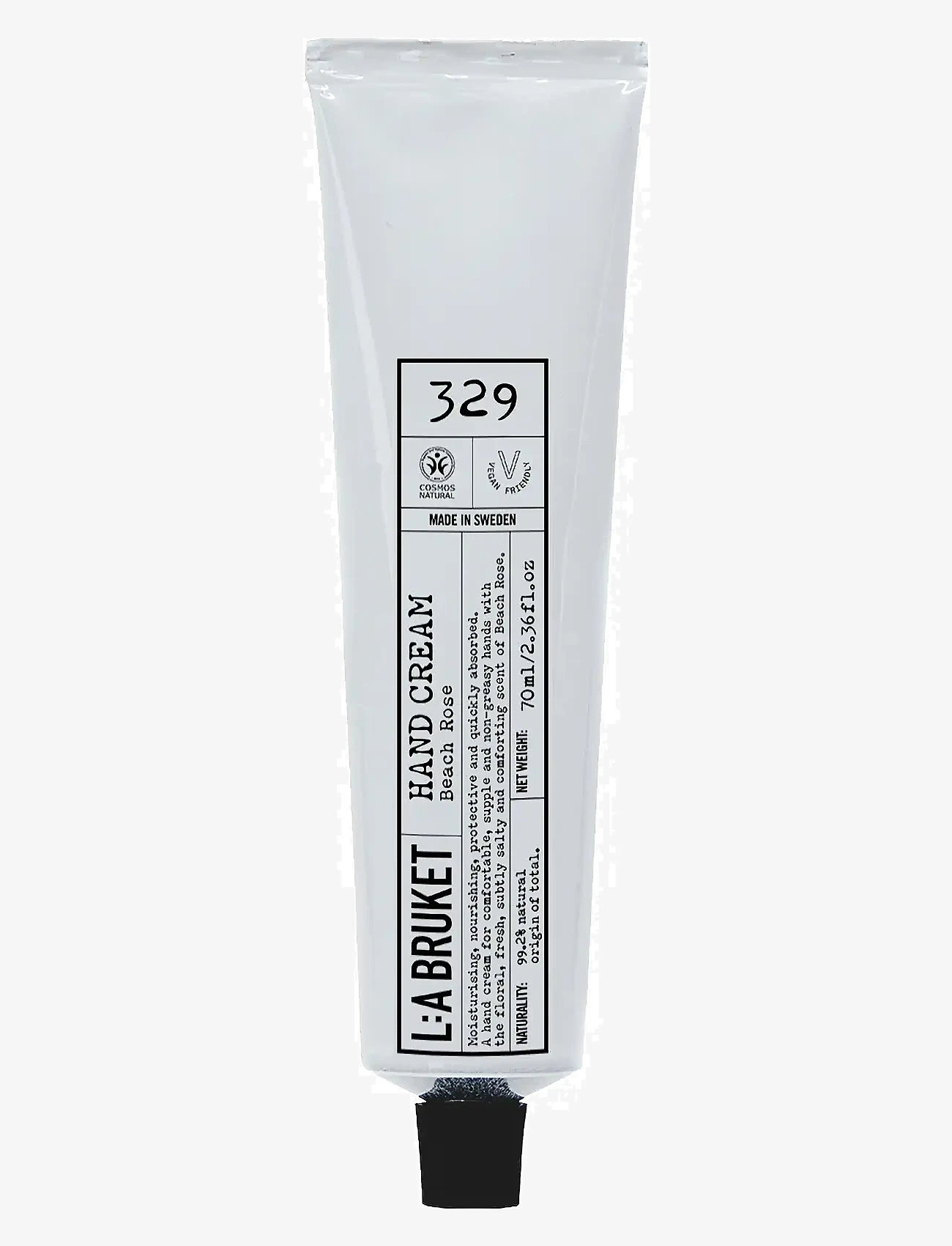 L:a Bruket - Hand Cream 329 Beach Rose 70.00 ML - håndcremer - clear - 0