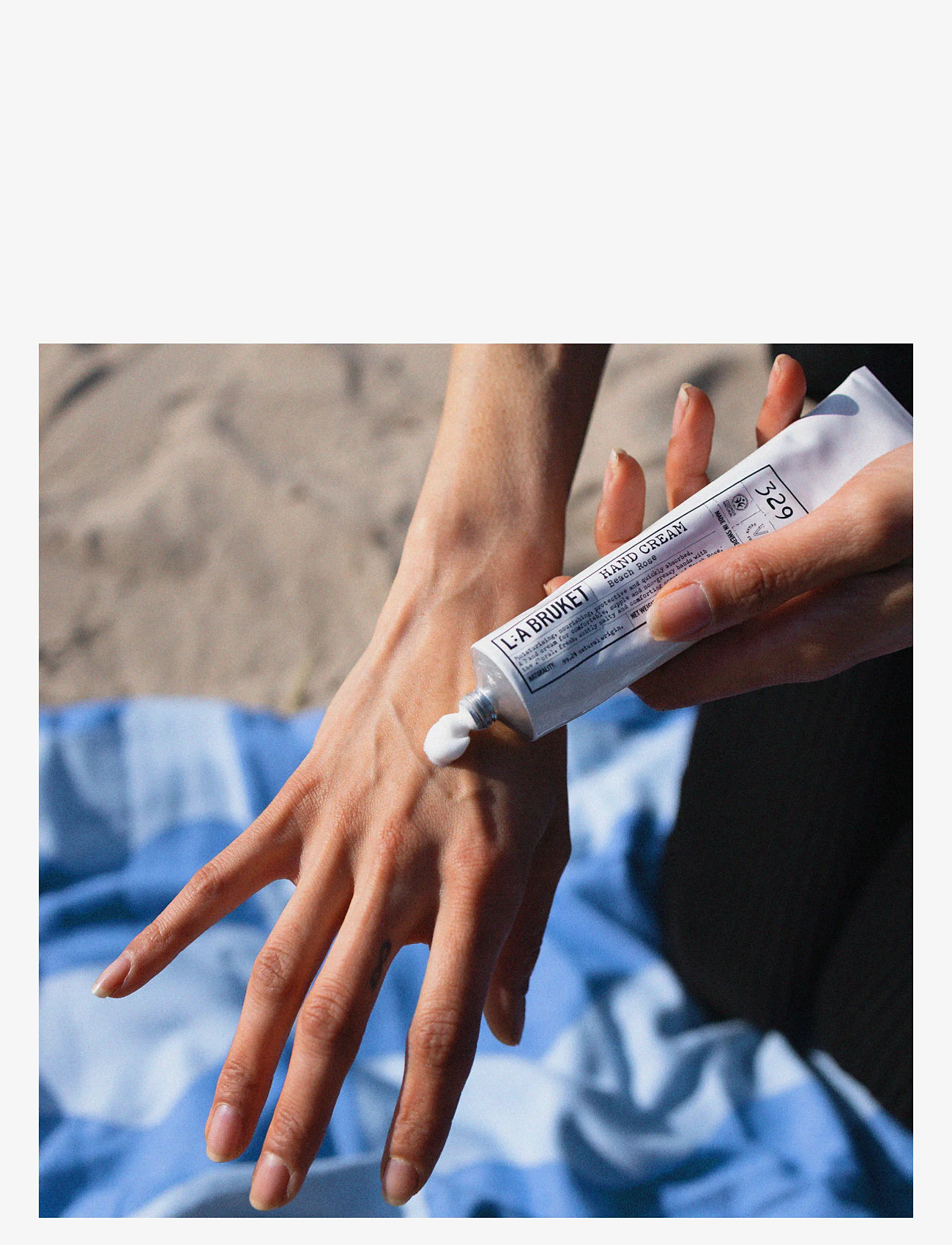 L:a Bruket - Hand Cream 329 Beach Rose 70.00 ML - håndcremer - clear - 1