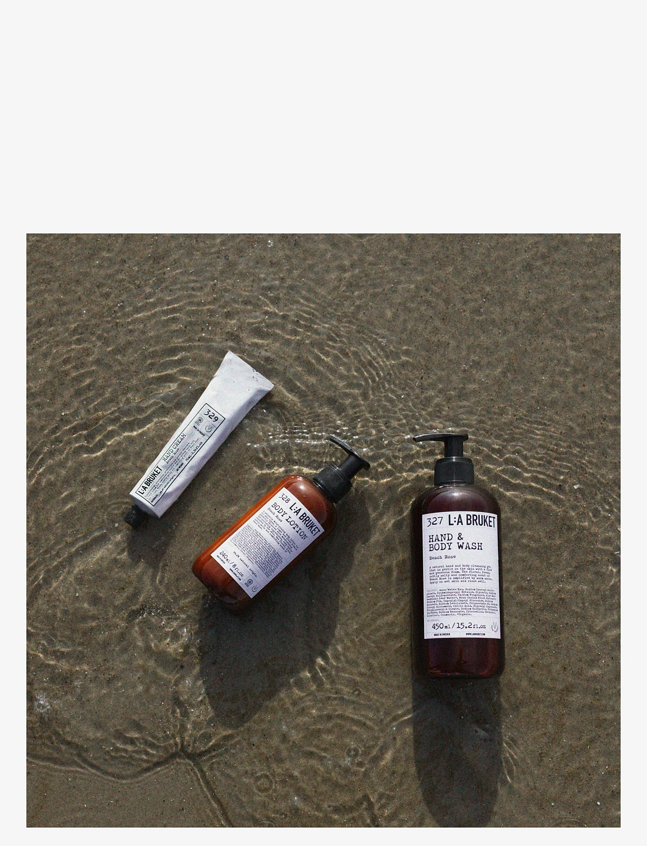 L:a Bruket - Hand Cream 329 Beach Rose 70.00 ML - håndcremer - clear - 3